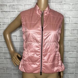 Anatomie lightweight pink quilted travel vest